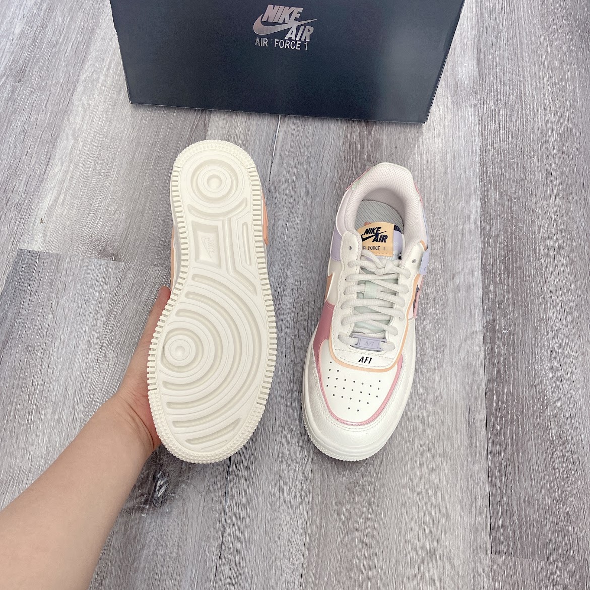 Giày Nike Air Force 1 Low Shadow Sail Pink Glaze [ CI0919-111 ]