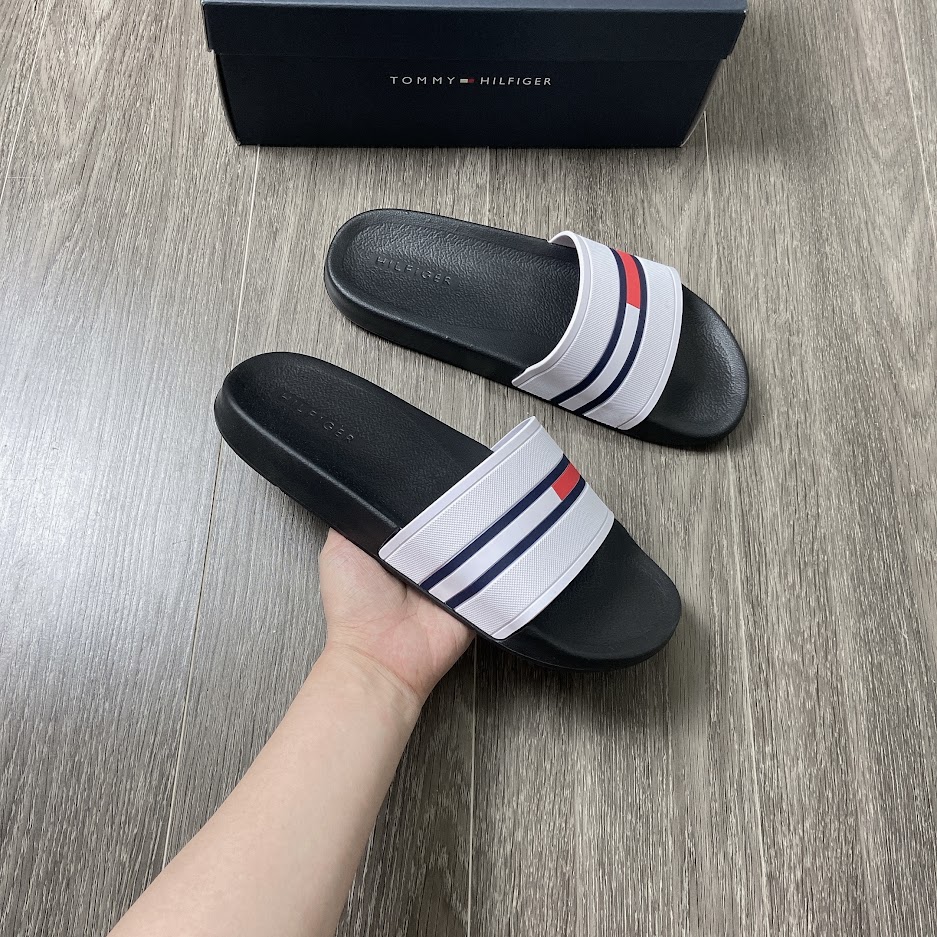 Dép Tommy Hilfiger ENNIS BLACK 001