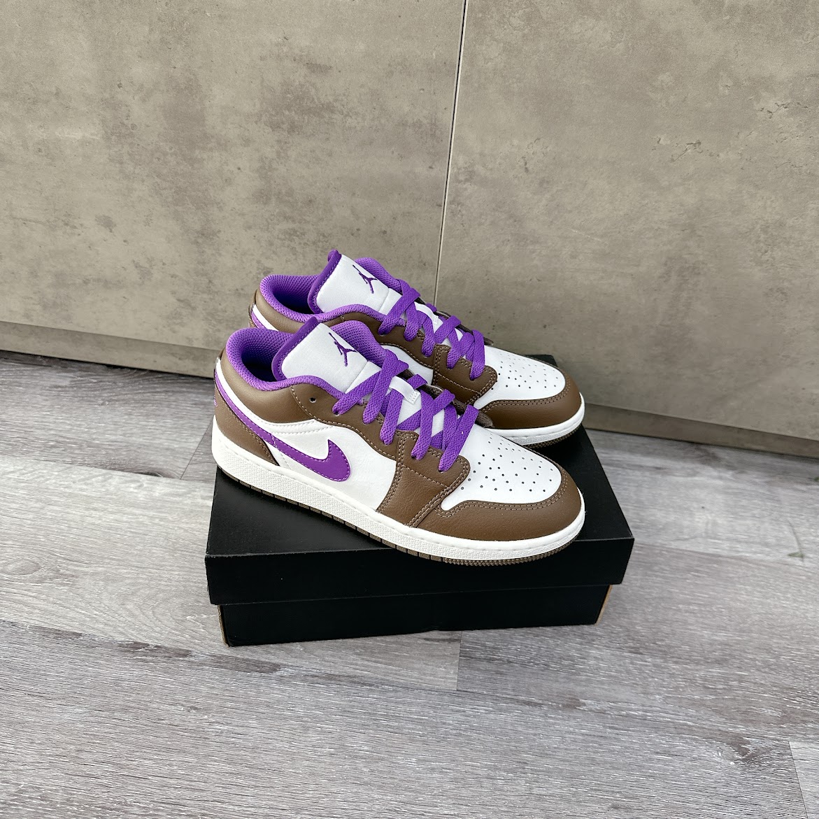 Giày Nike Air Jordan 1 Low Purple Mocha [ 553560 215 ]