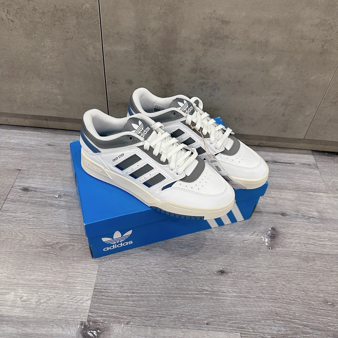 Giày Adidas Drop Step Low Grey Four Crew Blue [ IE1910 ]