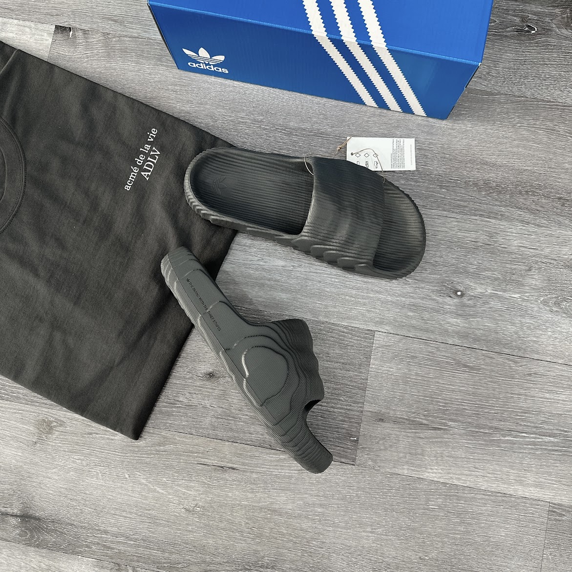 Dép Adidas Adilette 22 Grey Five New 2023 [ HP6522 ]