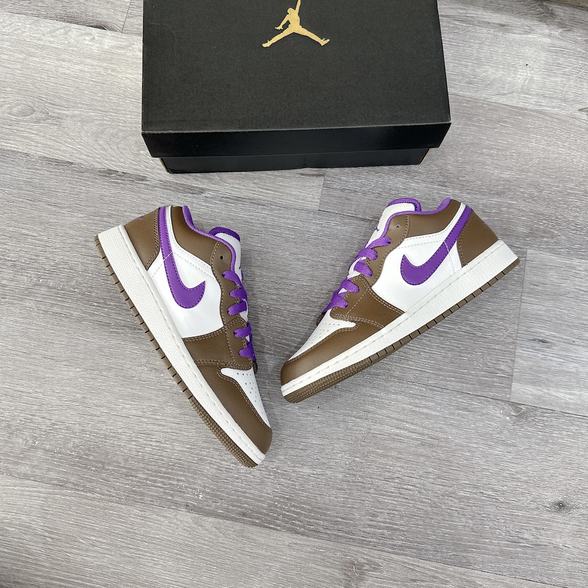 Giày Nike Air Jordan 1 Low Purple Mocha [ 553560 215 ]
