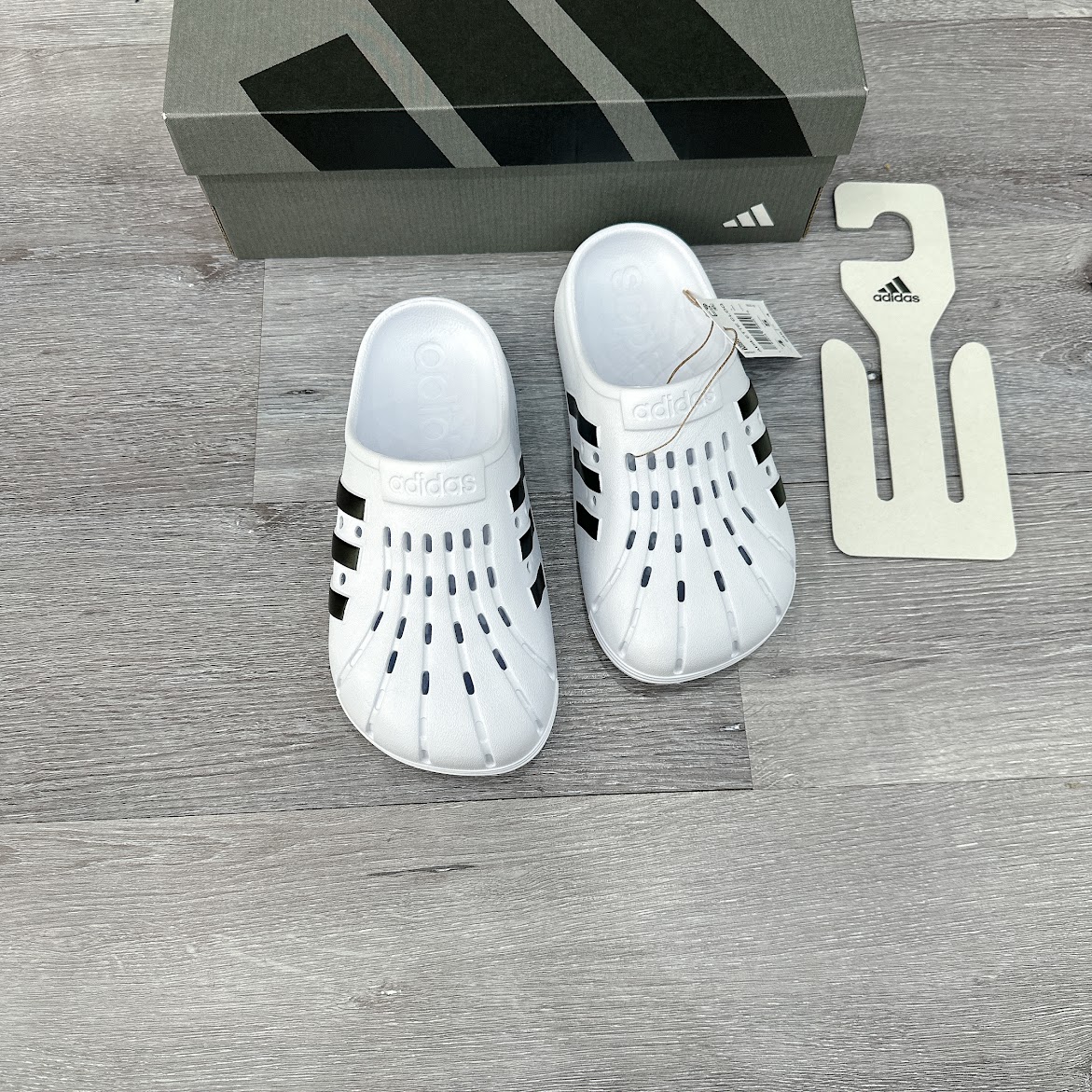 Dép Adidas Adilette Clogs Cloud White [ FY8970 ]
