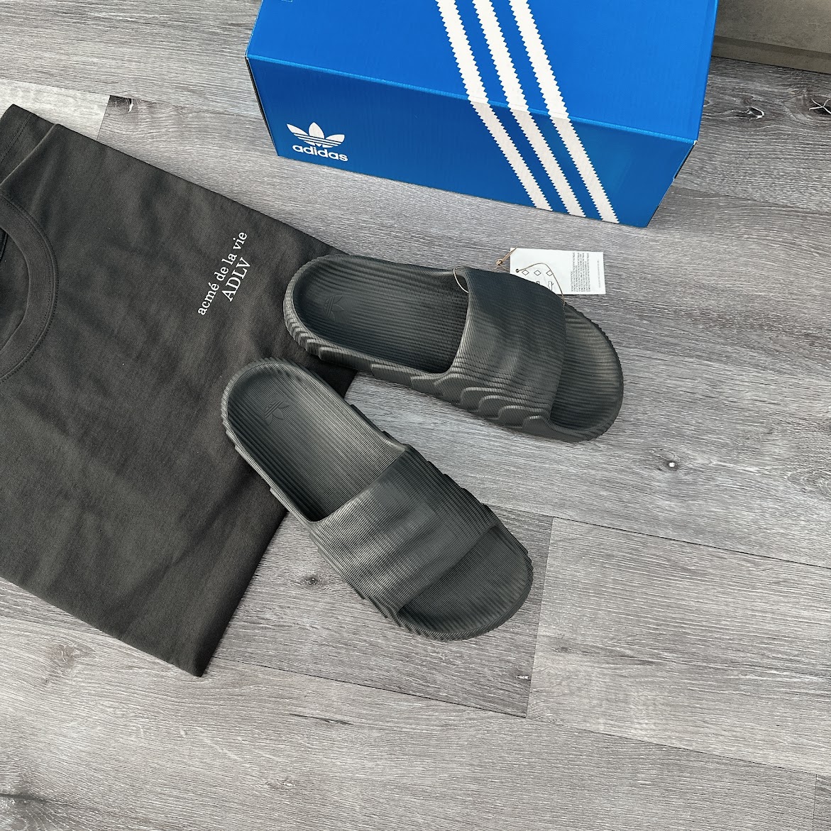 Dép Adidas Adilette 22 Grey Five New 2023 [ HP6522 ]