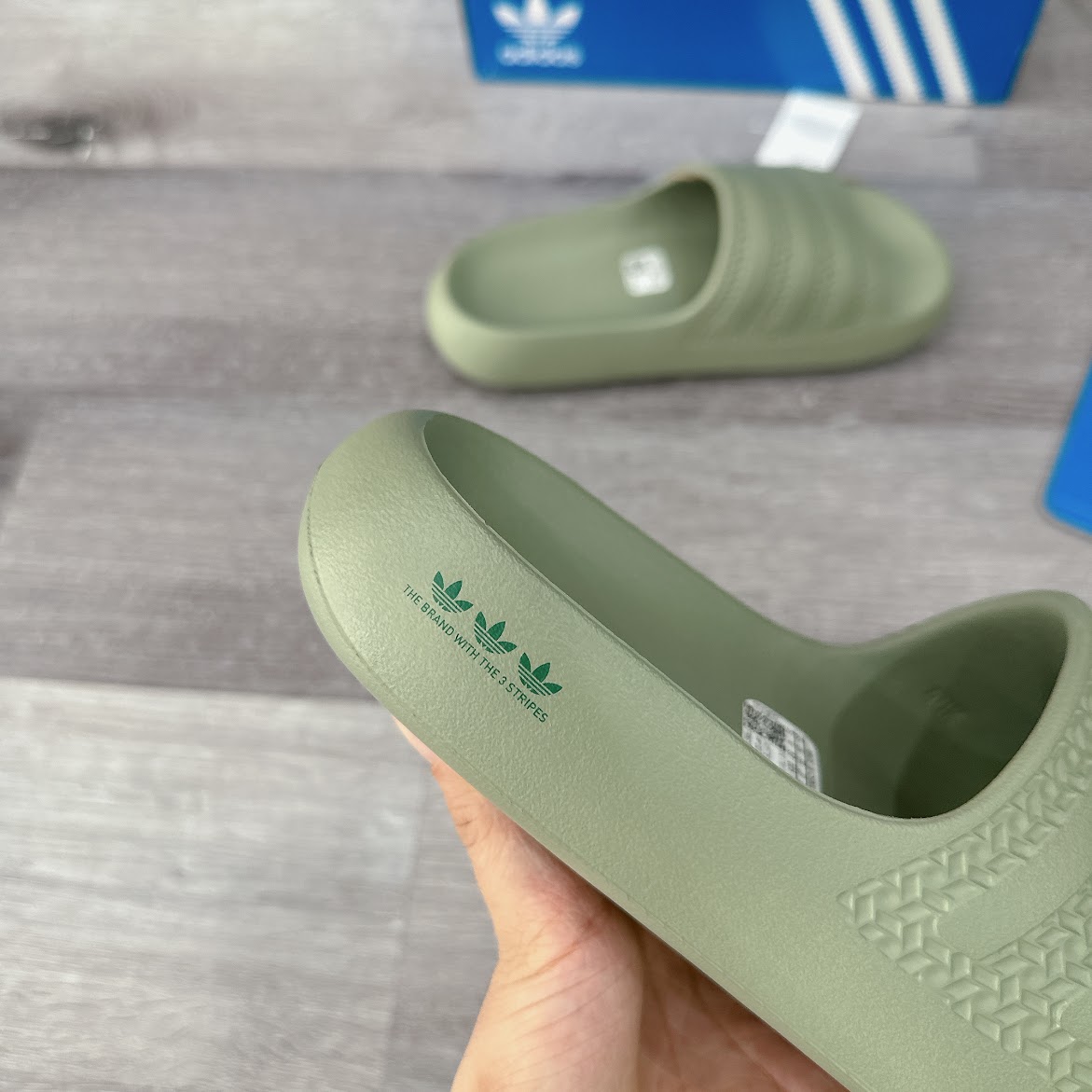 Dép Adidas AYOON Green [ IF7618 ]