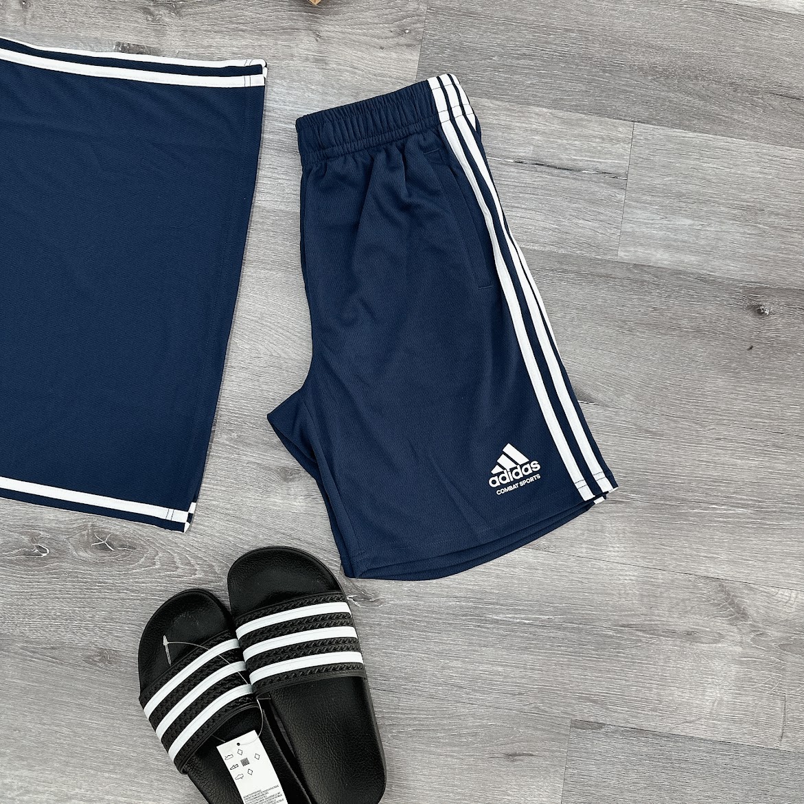 Set Quần Áo Adidas Top & Bottom Combat Navy [ S21KTW1 ]