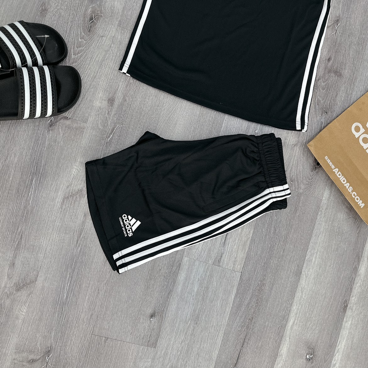 Set Quần Áo Adidas Top & Bottom Combat Black [ S21KTW1 ]