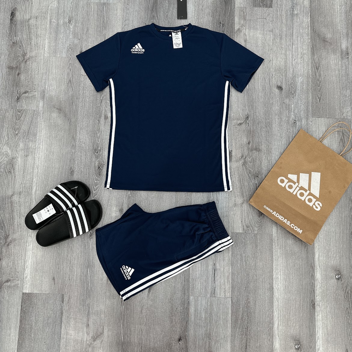 Set Quần Áo Adidas Top & Bottom Combat Navy [ S21KTW1 ]