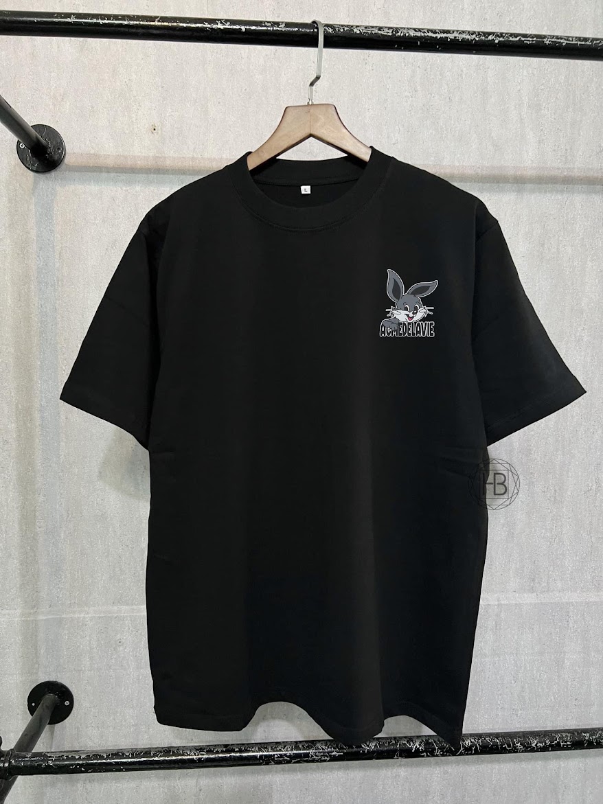 Áo Thun ADLV Cartoon Rabbit Short Sleeve Black [ ADLV23SS-SSACTB-BLK ]
