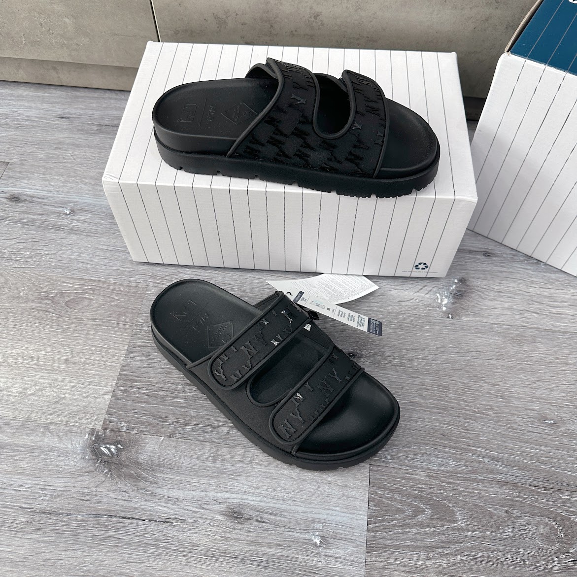 Dép MLB Chunky Bouncer New York Yankees Màu Đen [ 3ALPCBT33-50BKS ]