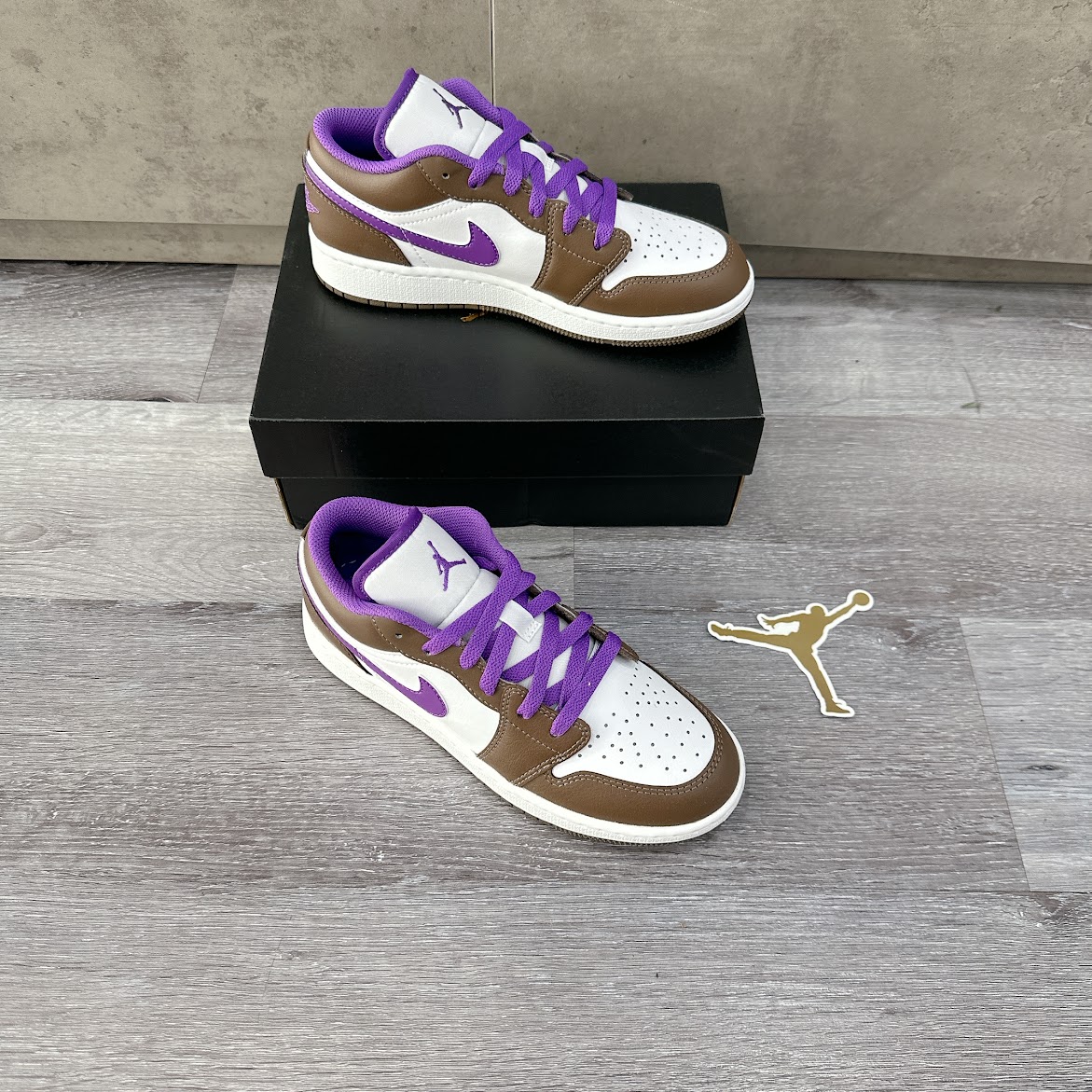 Giày Nike Air Jordan 1 Low Purple Mocha [ 553560 215 ]