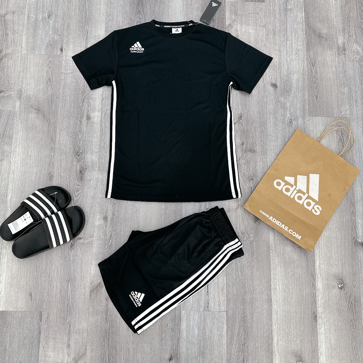 Set Quần Áo Adidas Top & Bottom Combat Black [ S21KTW1 ]