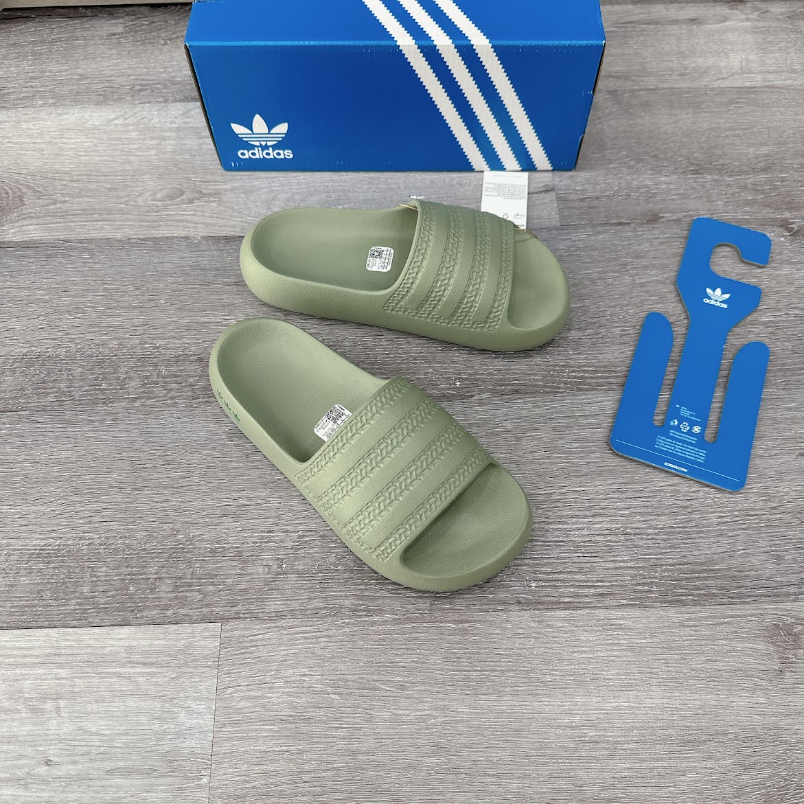 Dép Adidas AYOON Green [ IF7618 ]