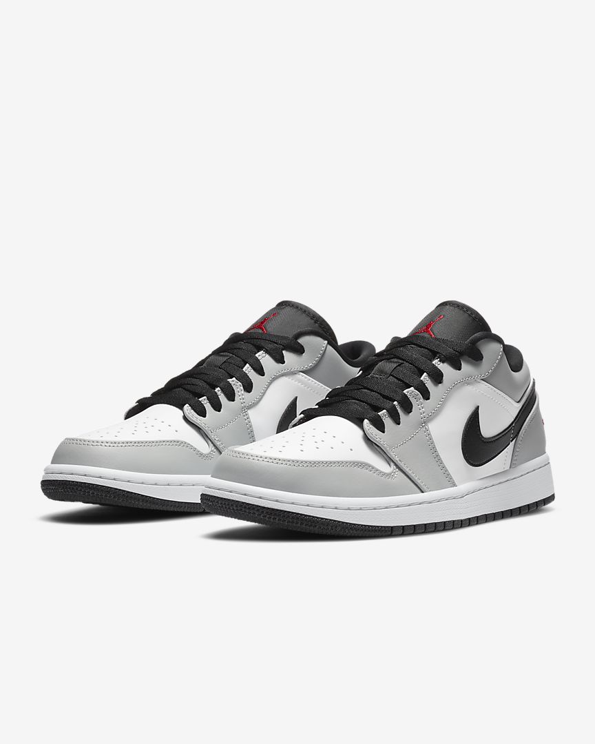 Giày Nike Air Jordan 1 Low Light Smoke Grey [ 553558 030 ]