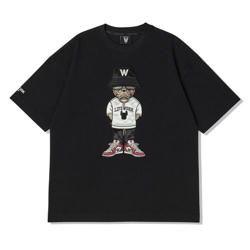 Áo LifeWork Hip Dog Màu Đen [ LW232TS106-2 ]