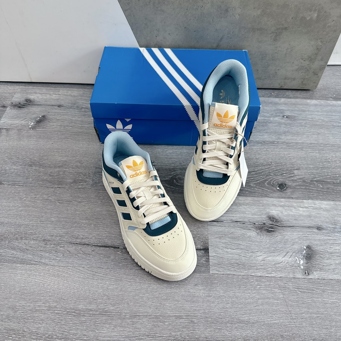 Giày Adidas Originals Drop Step Shoes White Blue Navy [ IF2617 ]