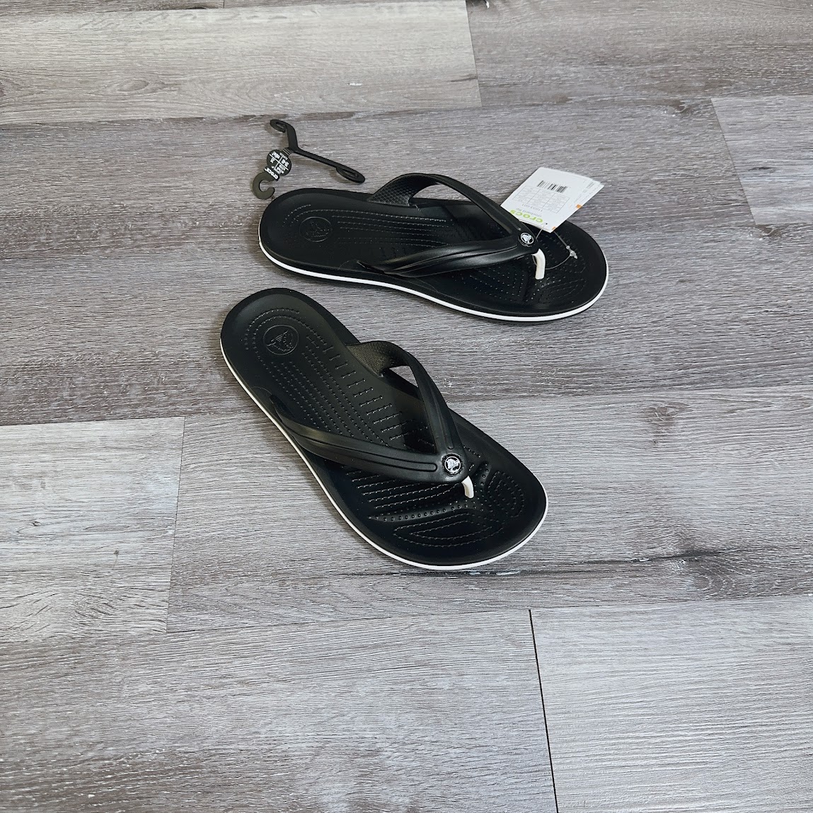 Dép Xỏ Ngón Unisex Crocs Crocband Black [ 11033-001 ]