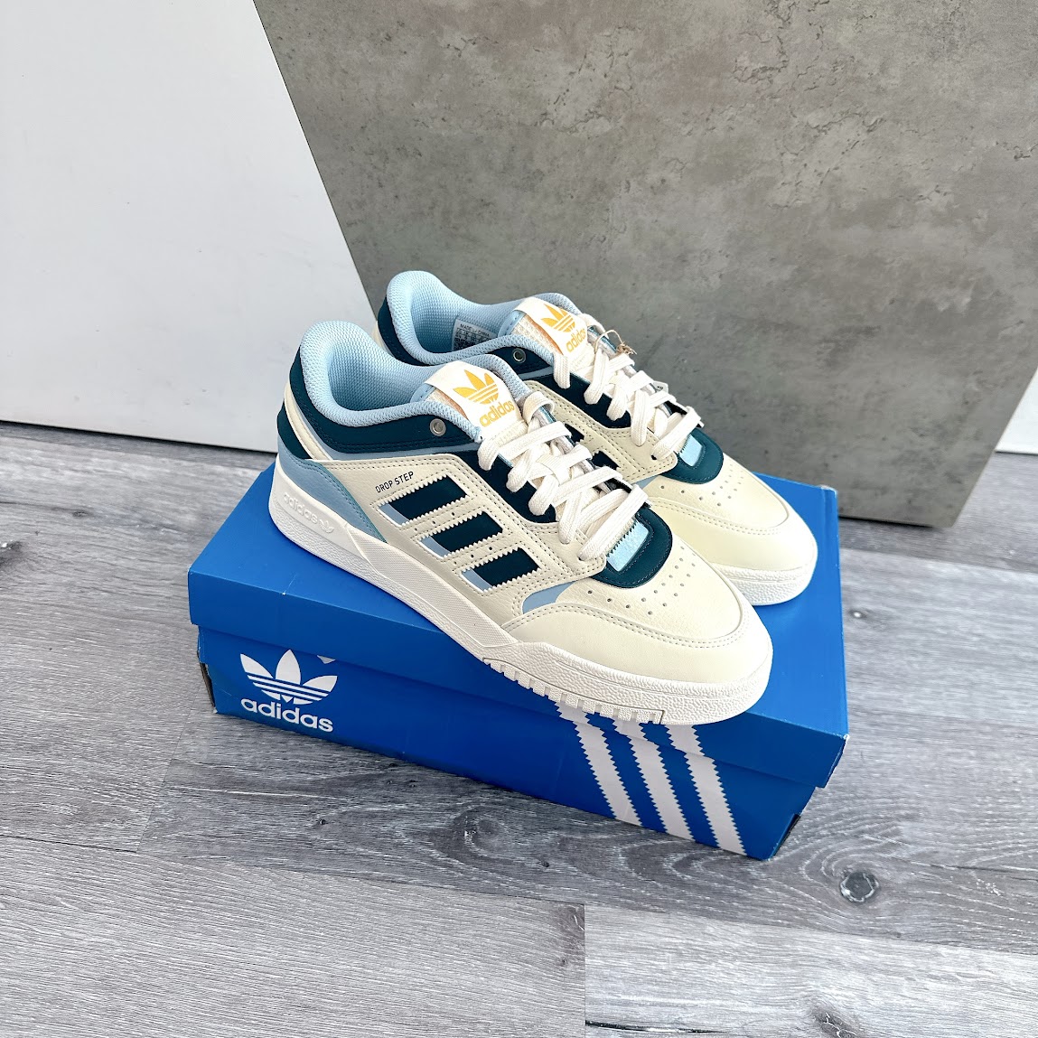 Giày Adidas Originals Drop Step Shoes White Blue Navy [ IF2617 ]