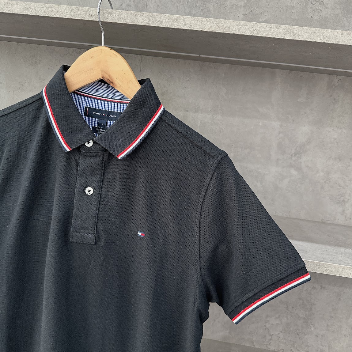 Áo Polo Tommy Hilfiger Premium Pique Slim Black [ 6800358202 ]