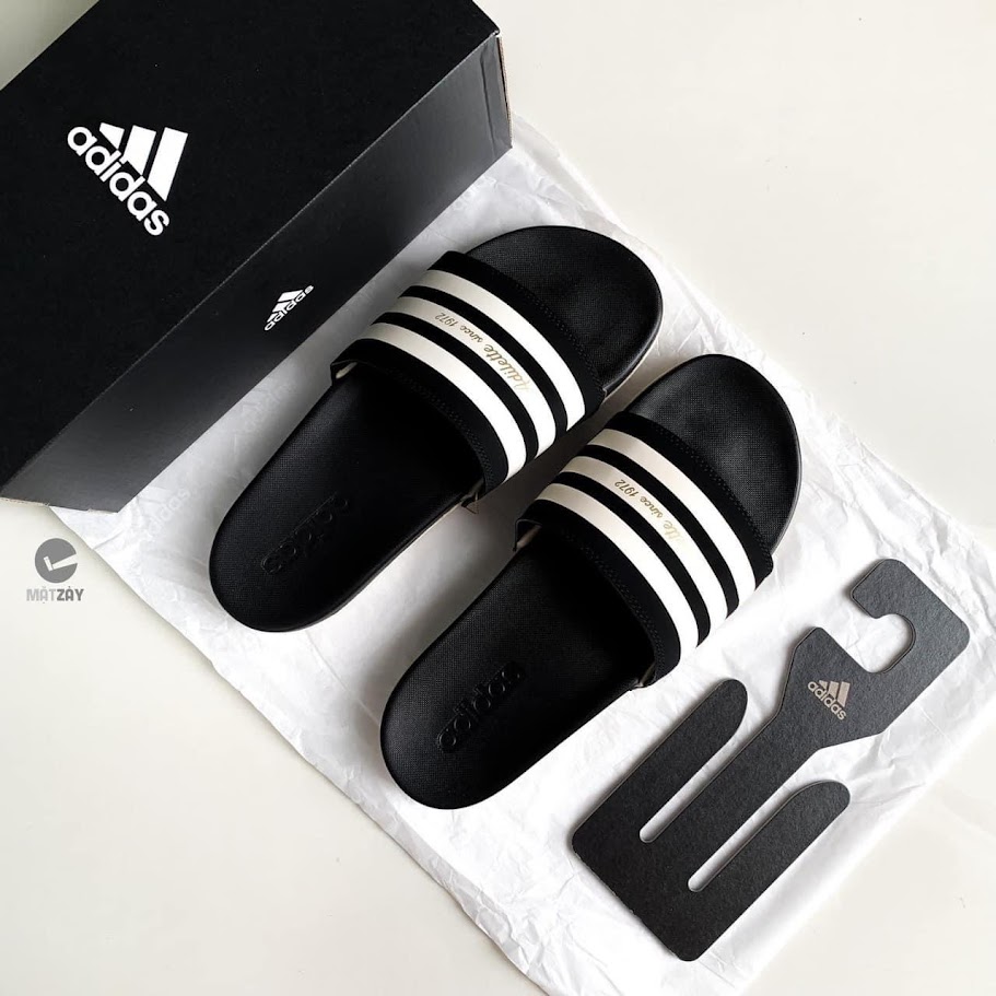 Dép Adidas Adilette Comfort Since 1972 Black Gold GW5966