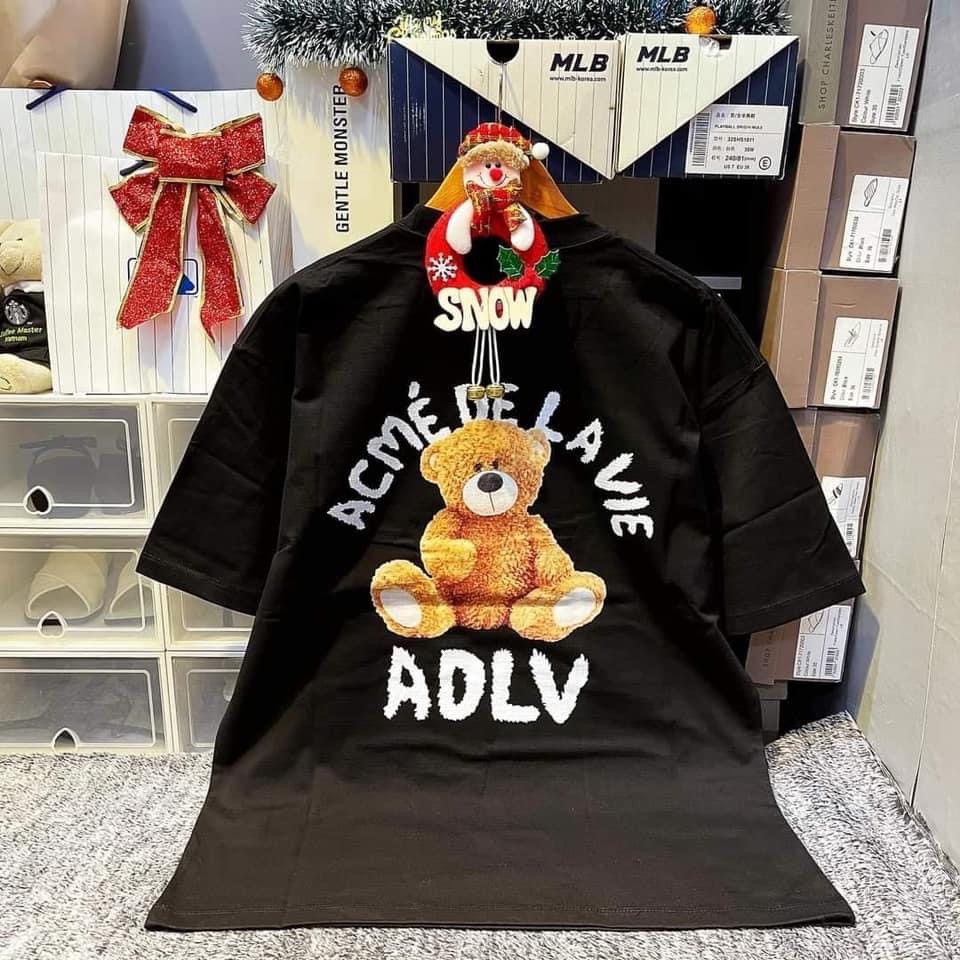 Áo Thun ADLV Teddy Bear Màu Đen  [ADLV21SS SSADBK TBD]