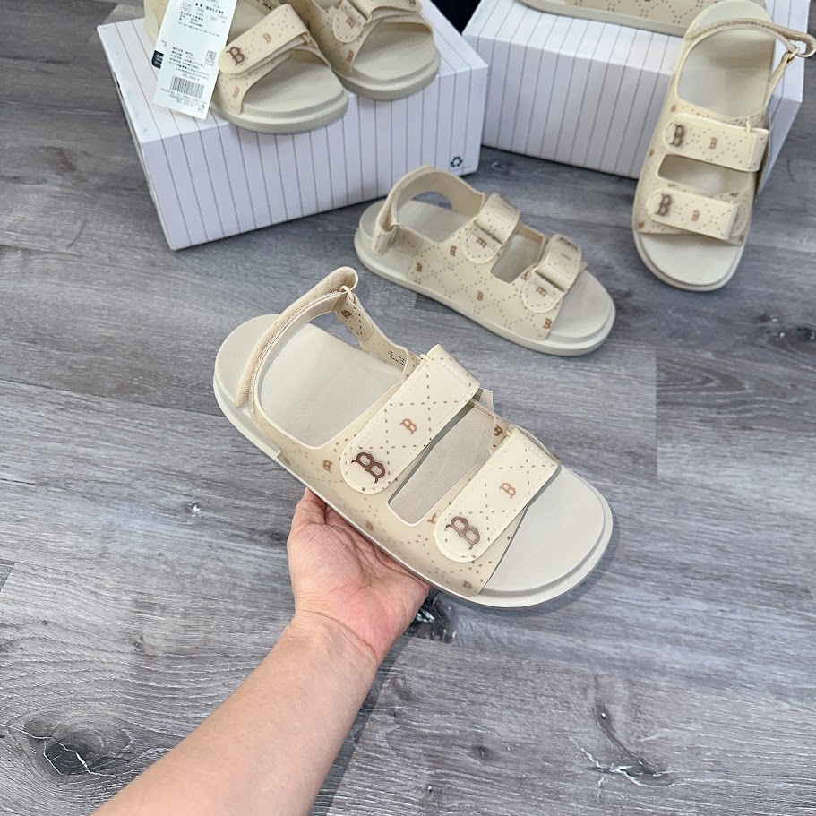 Dép Sandal MLB Chunky Boston Red Sox Màu Be [ 3ASDCSD33-43BGS ]
