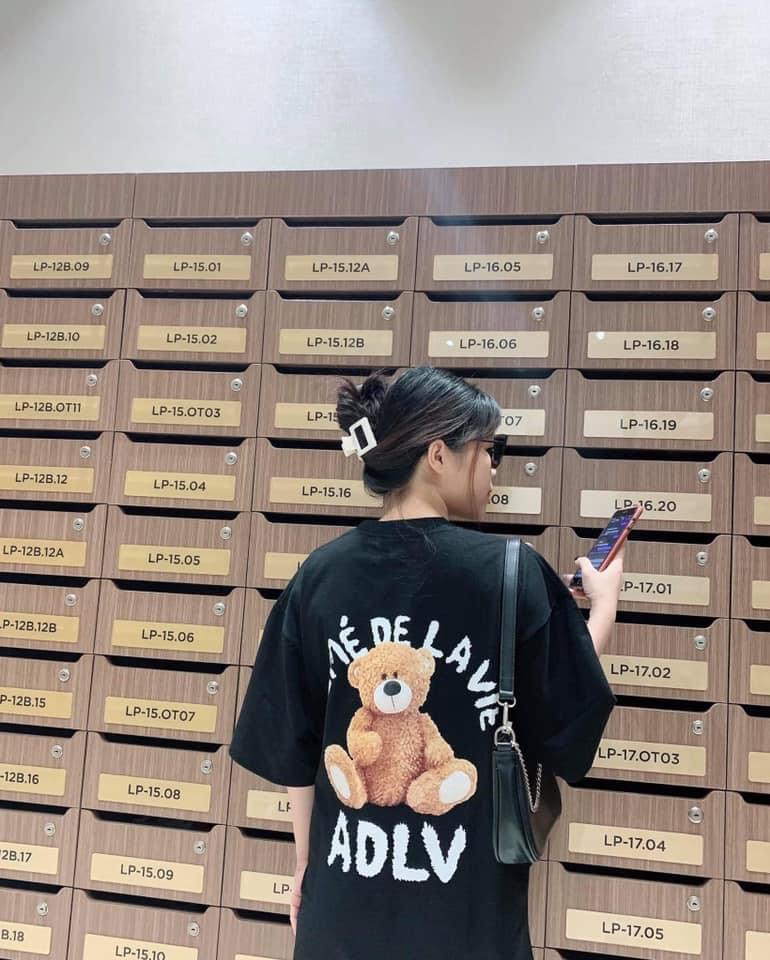 Áo Thun ADLV Teddy Bear Màu Đen  [ADLV21SS SSADBK TBD]