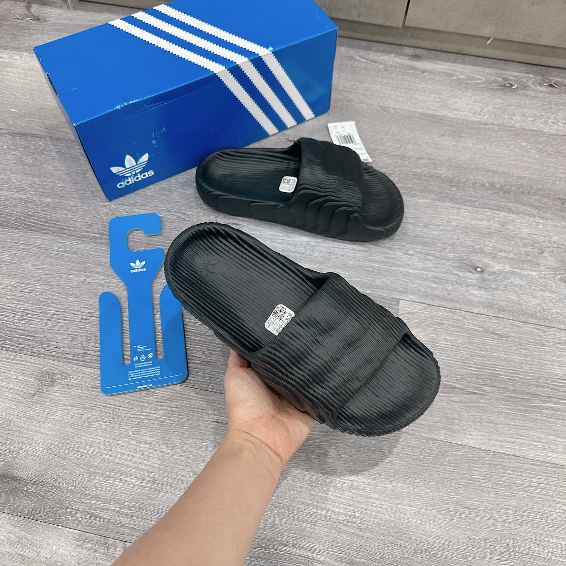 Dép Adidas Adilette 22 Slides Triple Black [ ID4925 ]