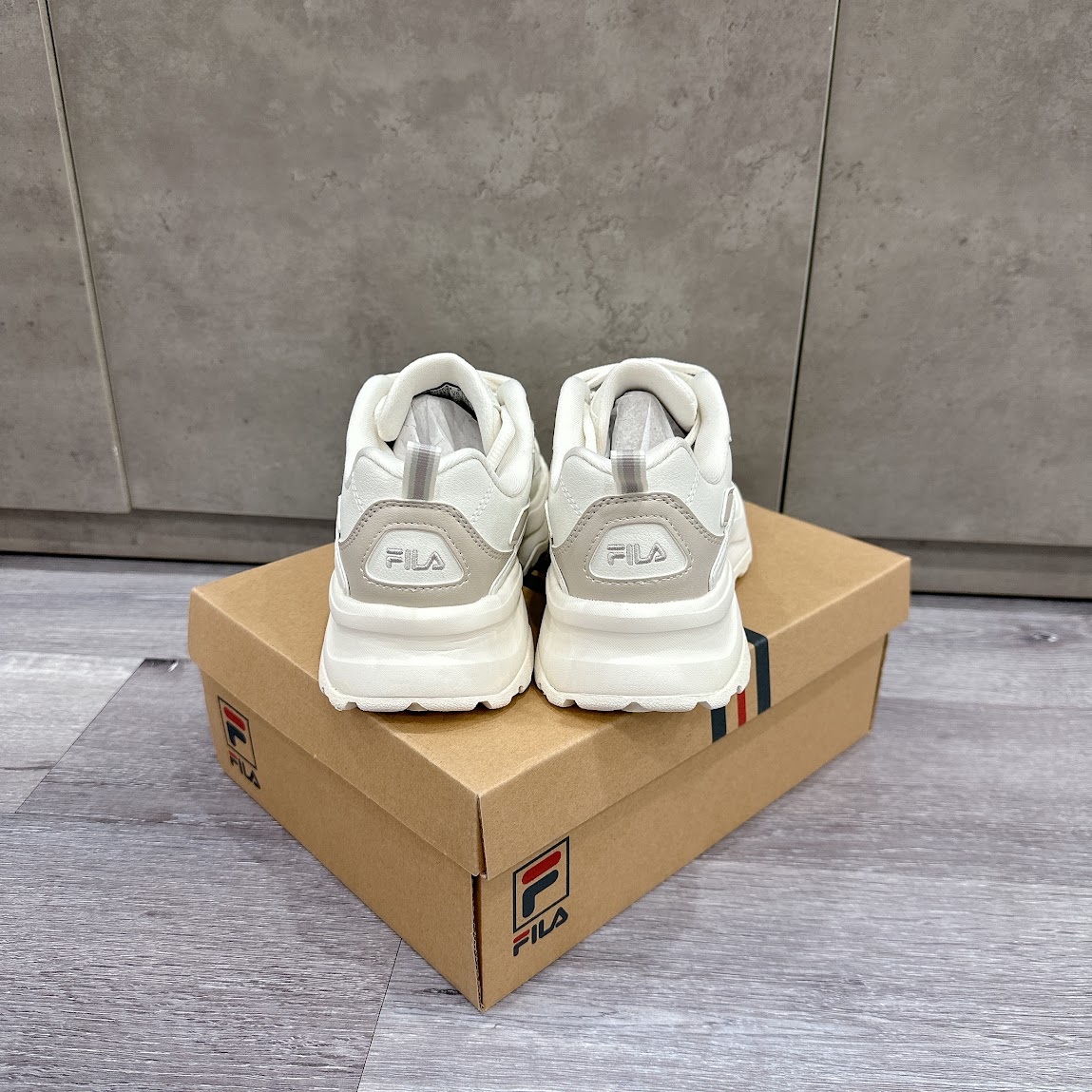 Giày Fila Precursor Wood Block White [ 1RM02259E-924 ]