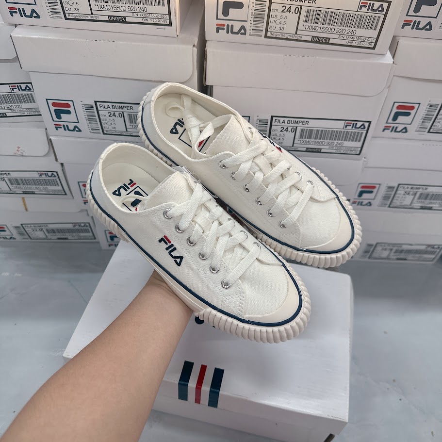 Giày Fila Unisex Bumper Beige [ 1XM01550D 920 ]