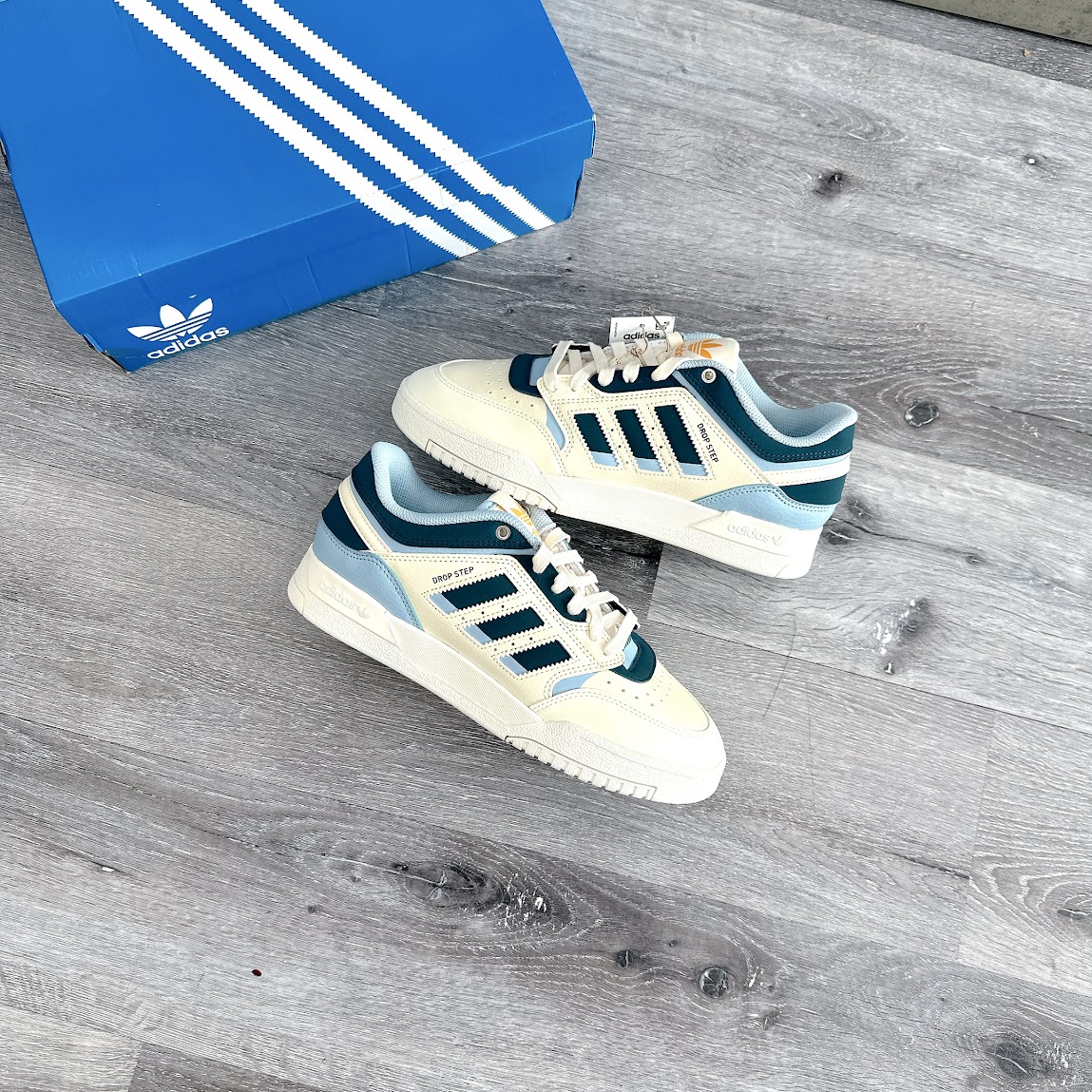 Giày Adidas Originals Drop Step Shoes White Blue Navy [ IF2617 ]