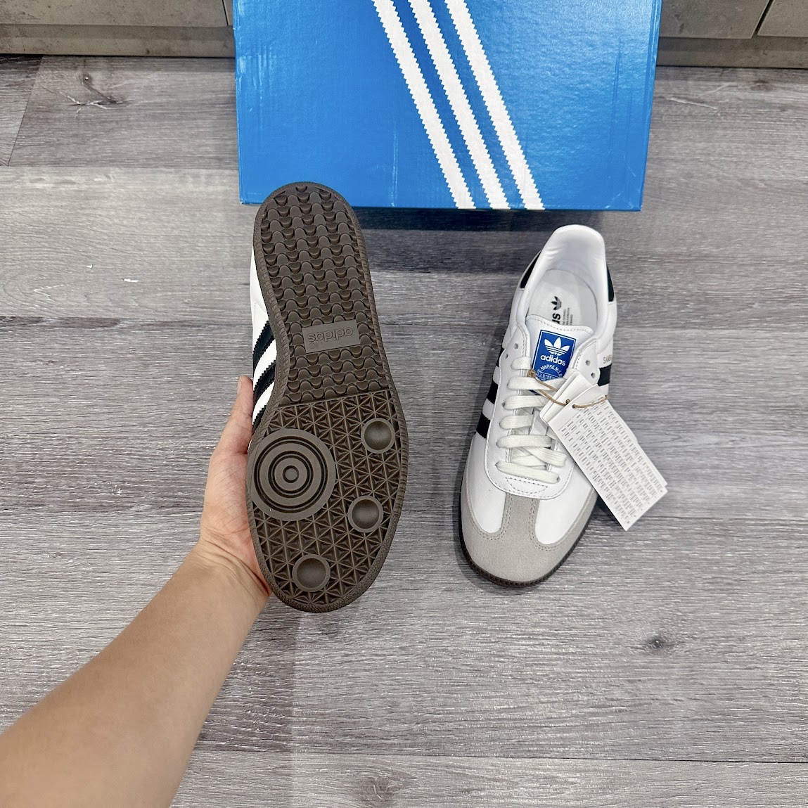 Giày Adidas Samba OG White [ IE3675 ]