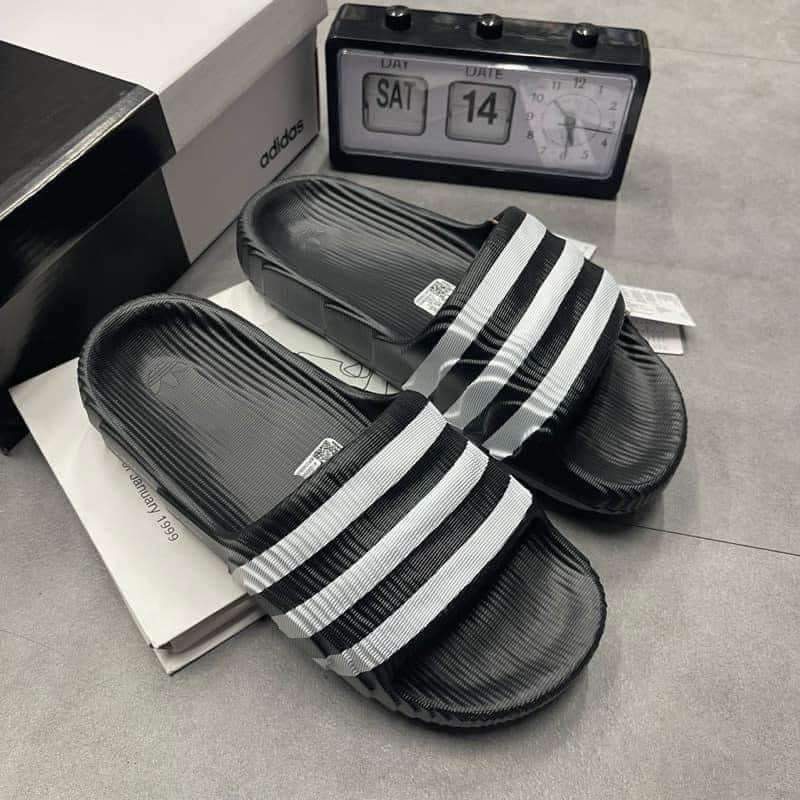 Dép Adidas Adilette 22 Origin White Black [ IF3670 ]