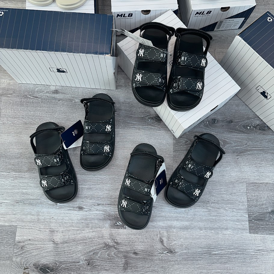 Dép Sandal MLB Chunky New York Yankees Màu Đen [ 3ASDCSD33-50BKS ]