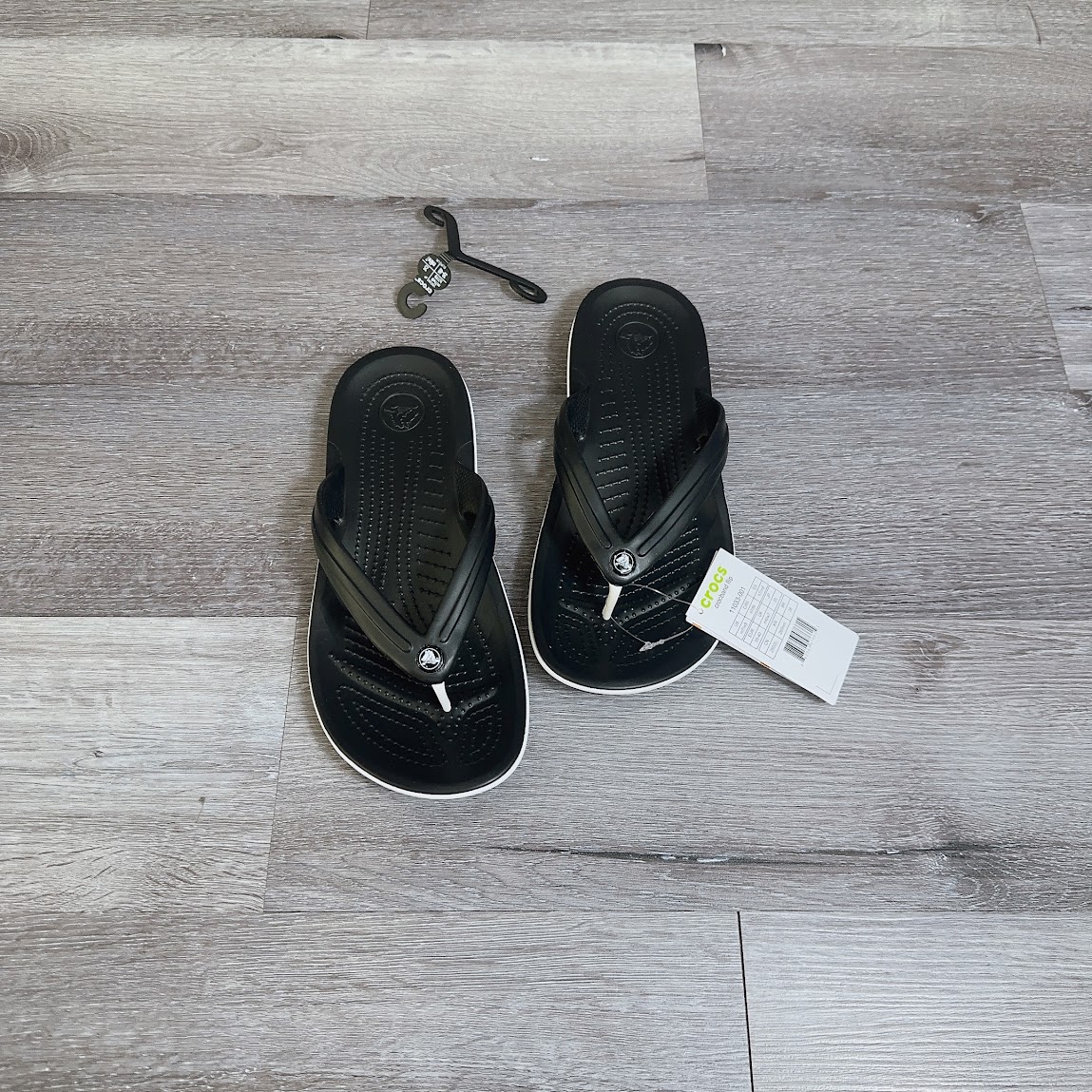 Dép Xỏ Ngón Unisex Crocs Crocband Black [ 11033-001 ]