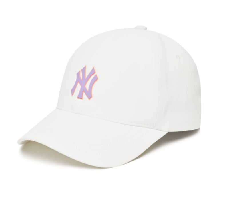 Mũ MLB Athleisure logo NY tím [ 3ACP01323-50WHS ]