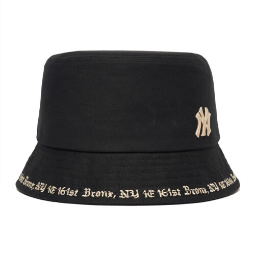 Mũ MLB Gothic Bucket Hat NY New York Yankees Black [ 3AHTHG01N-50BKS ]
