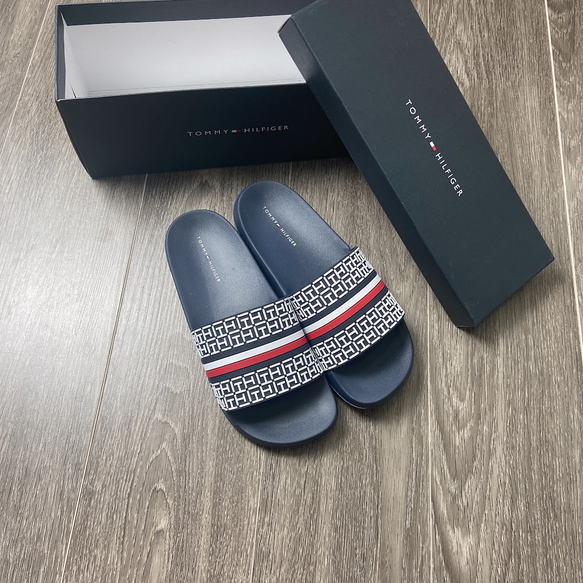 Dép Tommy Hilfiger DOLY DARK BLUE 400