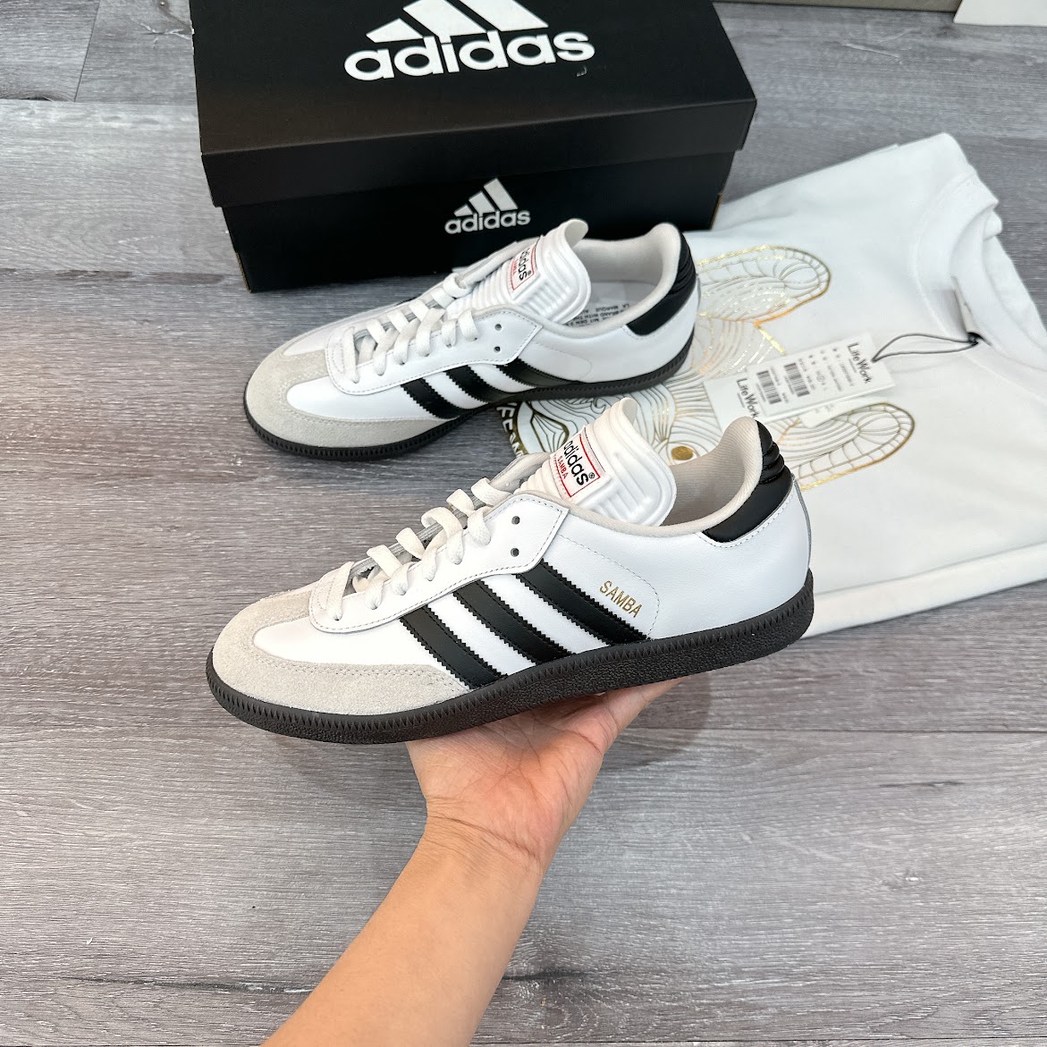 Giày Adidas Samba Classic White [ 772109 ]