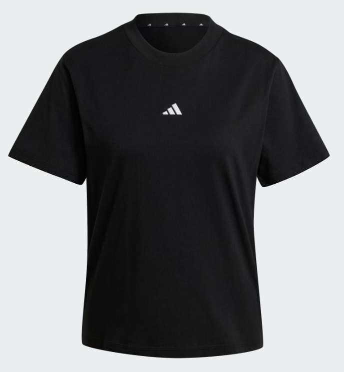 Áo Adidas Essentials Small Logo Cotton Black [ JC5943 ]