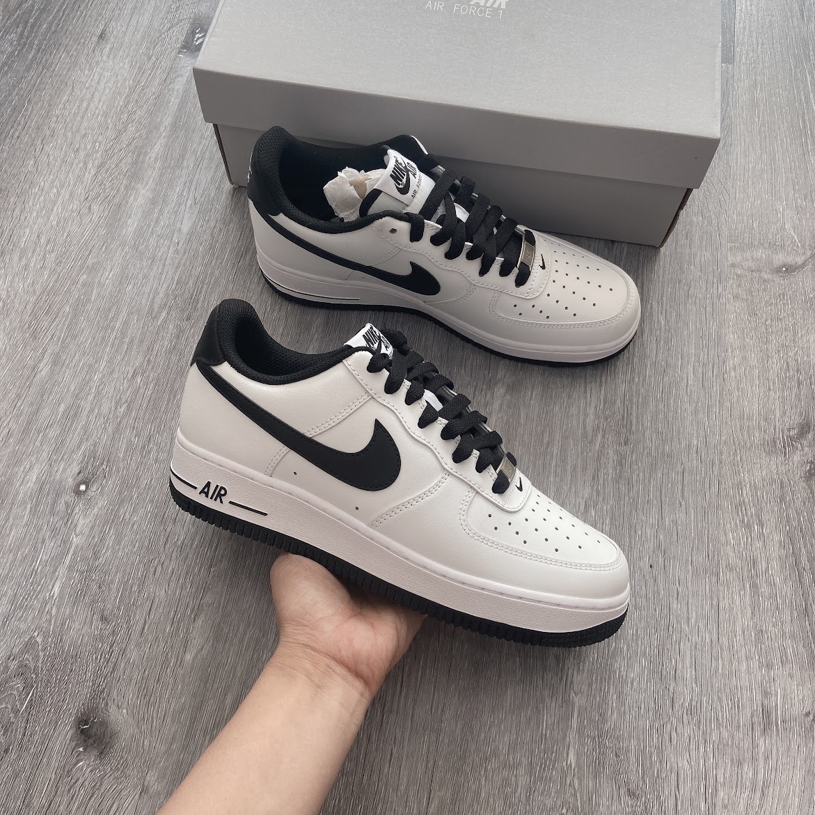 Giày Nike Air Force 1 Low White Black [DH7561-102] (AF1)