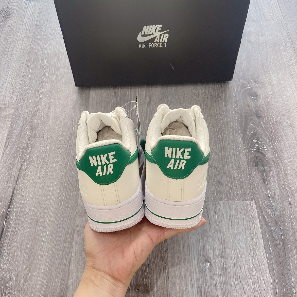 Giày Nike Air Force 1 Low 07 LV8 Sail Malachite [ DQ7658-101 ] (AF1)