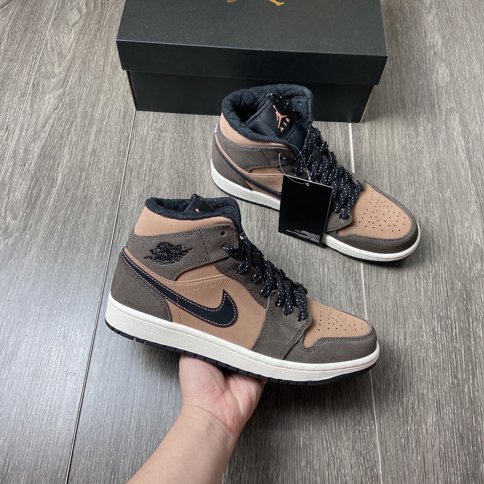 Giày Nike Air Jordan 1 Mid SE Earth Tone - DC7294-200