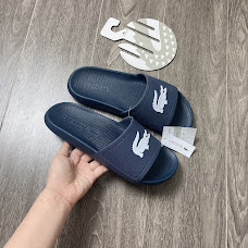 Dép Lacoste Croco Slide 119 1 Navy Blue 7-37CMA0018092