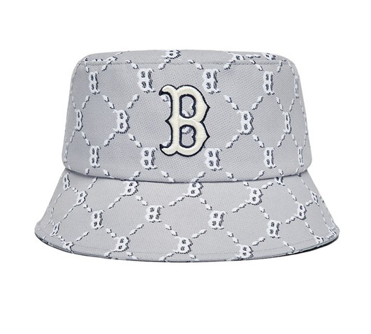Mũ MLB  Bucket Hat Boston Màu Xám [ 3AHTM032N-43GRS ]