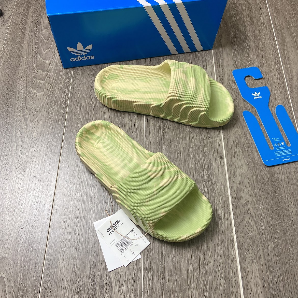 Dép Adidas ADILETTE 22 Sand x Lime GY1597