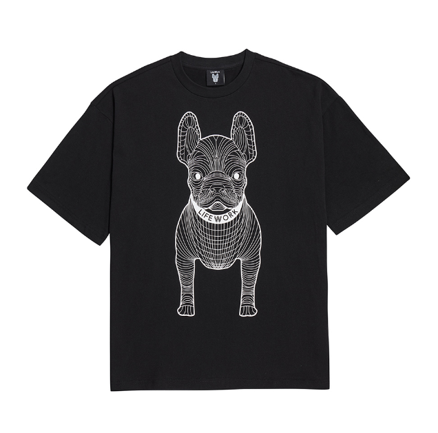 Áo Thun Life Work Màu Đen LW225TS99041S ( 39K)