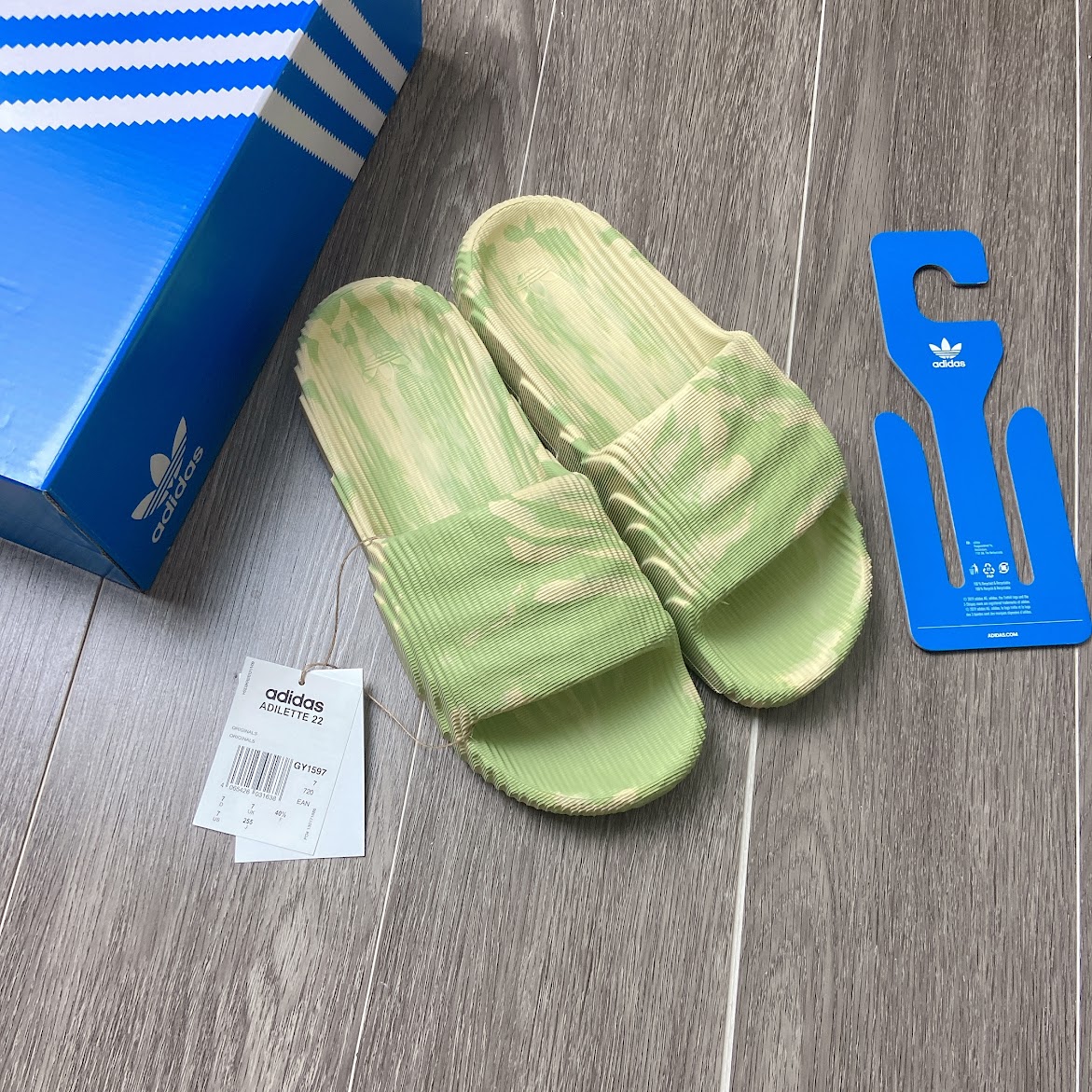 Dép Adidas ADILETTE 22 Sand x Lime GY1597