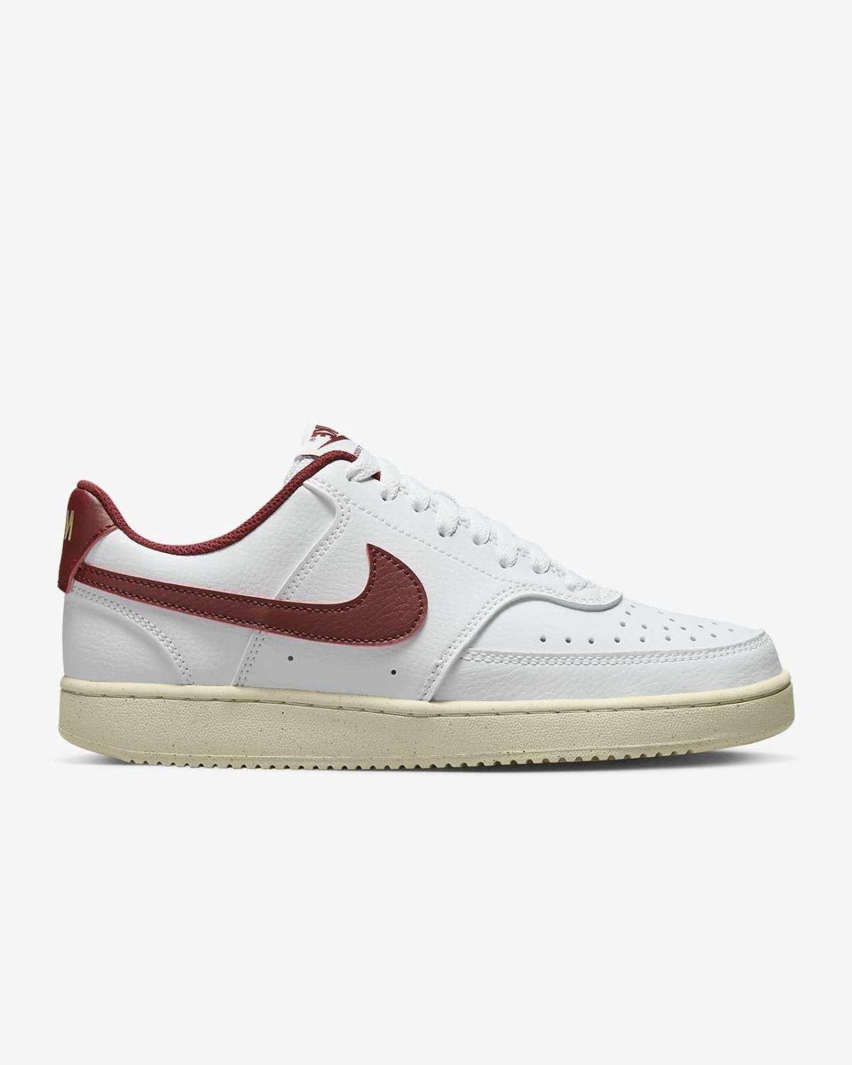 Giày Nike Court Vision Low Next Nature White Logo Red [ DH3158 106 ]