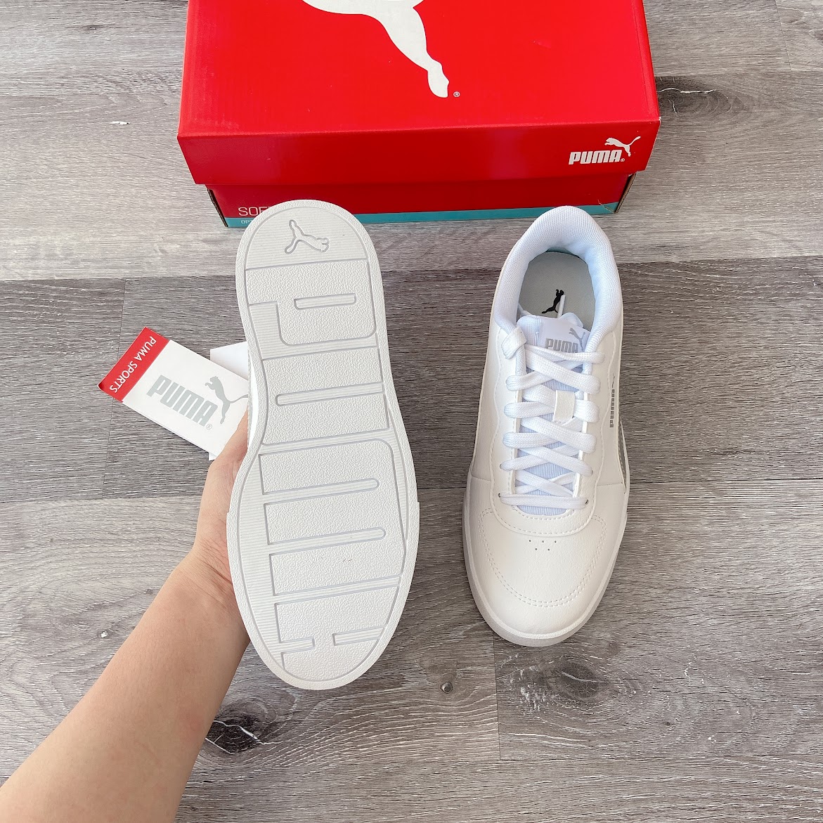 Giày Puma Skye Clean Metallic [ 381106-02 ]